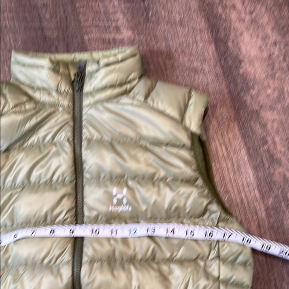 HAGLOFS Lightweight down Vest in Light Olive - Picture 6 of 10